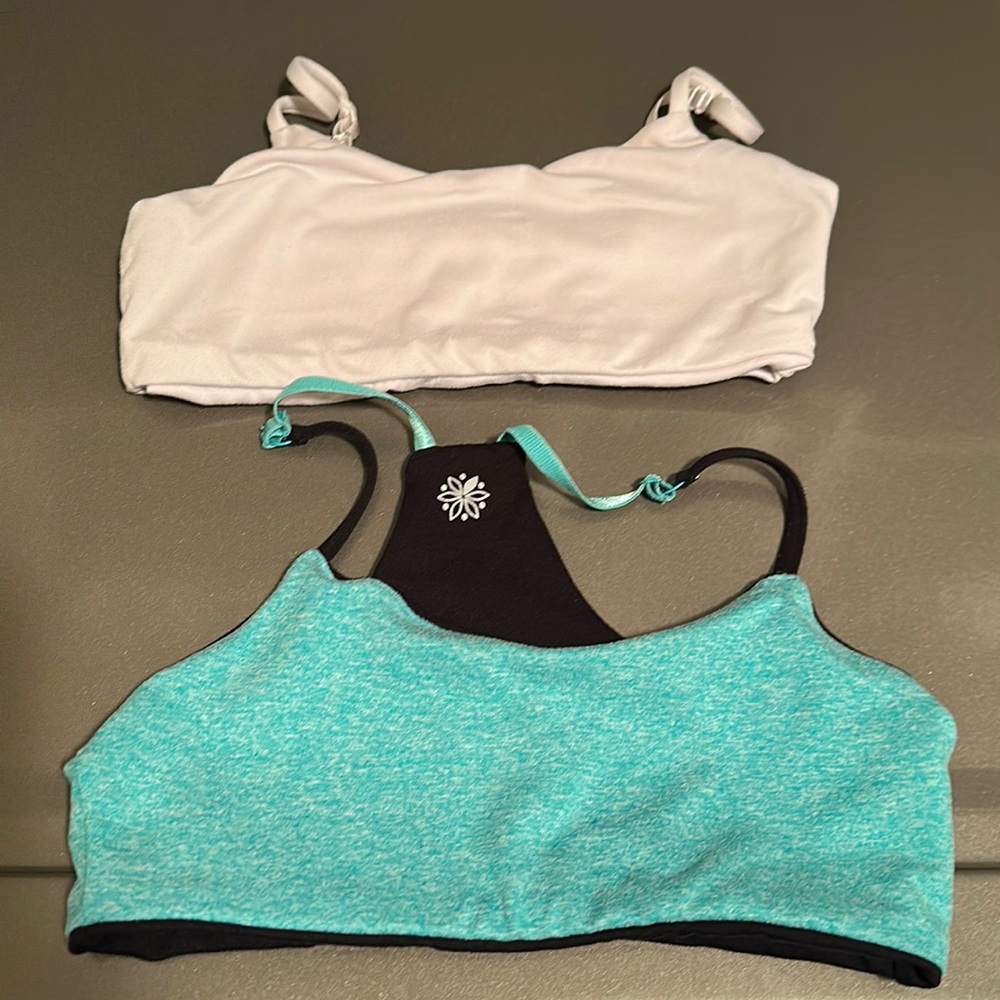 Bleuet bleum racer back tween reversible bra